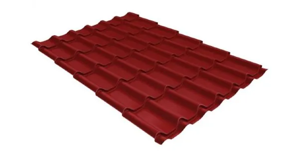 Металлочерепица классик 0,5 Satin RAL 3011 коричнево-красный купить в Чайковском
