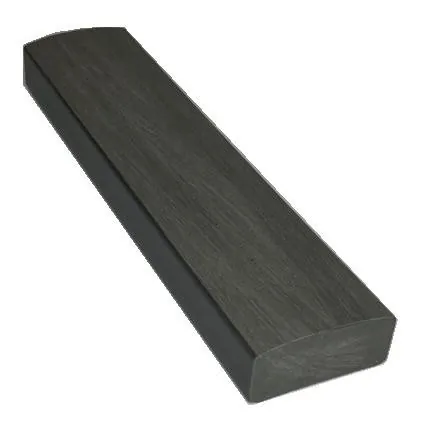 Лавочный брус Ecodecking Некст полнотелый брашированный 70х35 графит купить в Чайковском