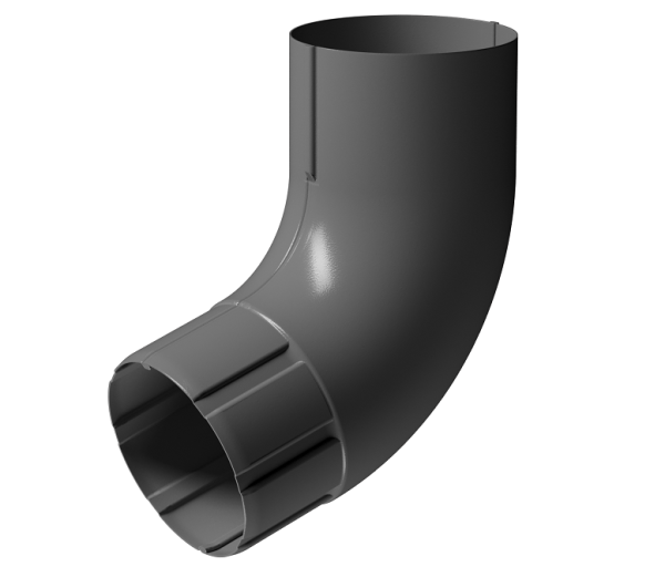 Колено 72° D90 Döcke STAL PREMIUM Графит, (RAL 7024) купить в Чайковском