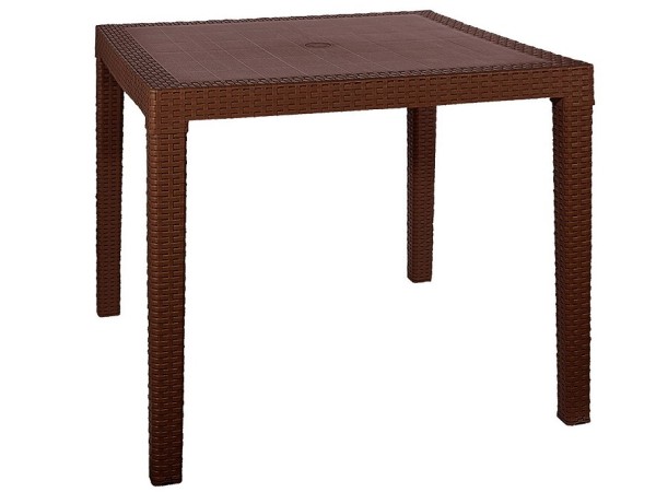 Стол квадратный FIJI Quatro Table Коричневый купить в Чайковском