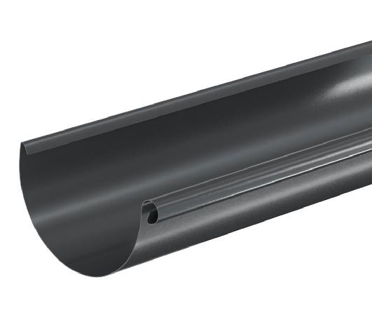 Водосток Aquasistem, система 125x90 - Водосточный желоб 3.00м RAL 7024 Тёмно-серый купить в Чайковском