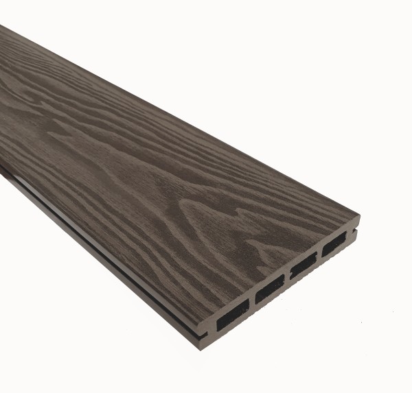 Террасная доска из ДПК Terrapol Смарт 3D Пустотелая с пазом Тик Киото купить в Чайковском