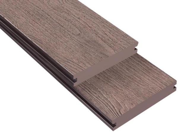 Террасная доска ДПК Outdoor 3D полнотелая NEVADA/CALIFORNIA BROWN коричневая микс купить в Чайковском