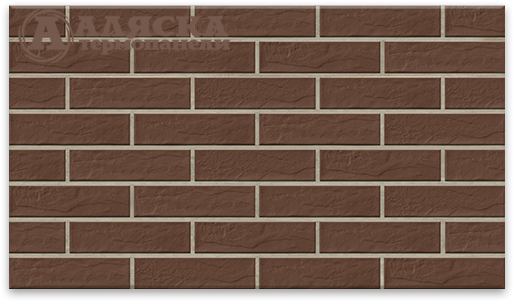 Фасадные Термопанели Аляска Braun Rustic купить в Чайковском