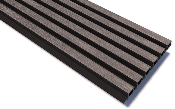 Реечные панели WOODVEX Lines Ultra Smoke gray купить в Чайковском