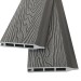 Заборная панель шип-паз EasyDecking Wood-Х 146х20 Серый купить в Чайковском