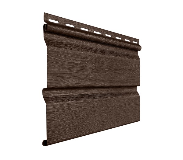 Виниловый сайдинг fineber (файнбер) - серия "стандарт", коричневый купить в Чайковском