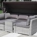 Диван-Трансформер AFINA плетеный из иск. ротанга AFM-320G Grey купить в Чайковском