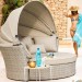 Диван-Трансформер AFINA плетеный из иск. ротанга AFM-325 Beige купить в Чайковском