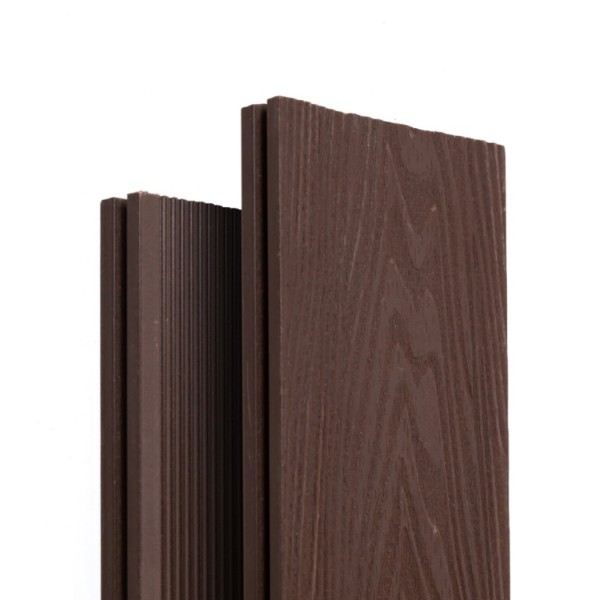 Террасная доска Ecodecking Экстра 3D полнотелая Графит купить в Чайковском