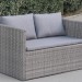 Диван-Трансформер AFINA плетеный из иск. ротанга S330G-W78 Grey купить в Чайковском