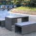 Диван-Трансформер AFINA плетеный из иск. ротанга S330G-W78 Grey купить в Чайковском