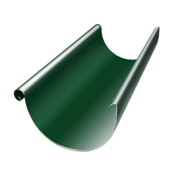 Водосток Grand Line 125x90 – Желоб 3м RAL 6005 купить в Чайковском