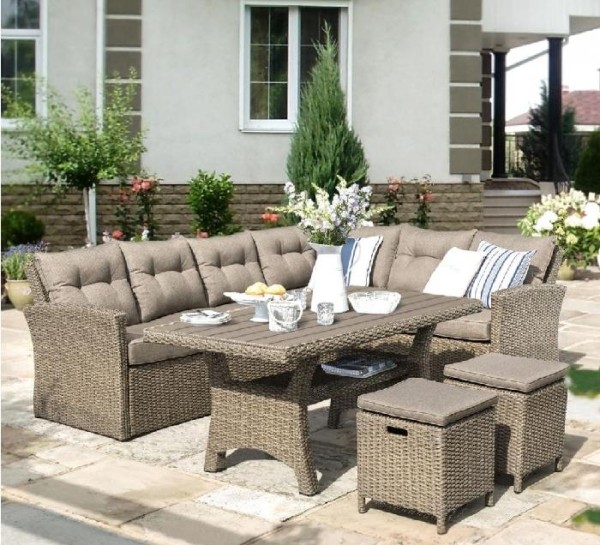Комплект мебели AFINA плетеной из иск. ротанга AFM-307B Beige купить в Чайковском
