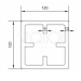 Столб SEQUOIA Evolution 3D WOOD GRAY купить в Чайковском