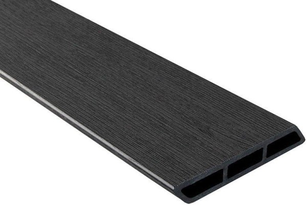 Доска Ромбус 3D ДПК Outdoor STORM BLACK черная купить в Чайковском