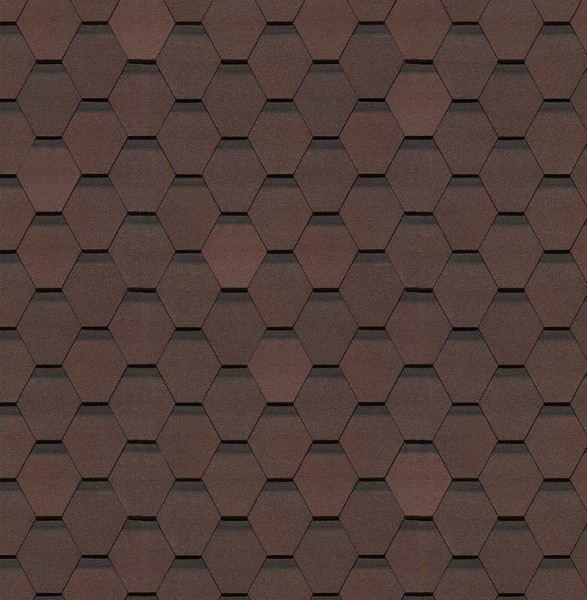 Гибкая черепица Docke, коллекция Шеффилд – Зрелый каштан купить в Чайковском