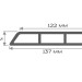Доска Ромбус 3D ДПК Outdoor STORM GREY серая микс купить в Чайковском