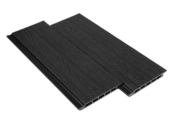 Фасадная панель из ДПК Deckart Vista 3D с текстурой дерева Графит купить в Чайковском