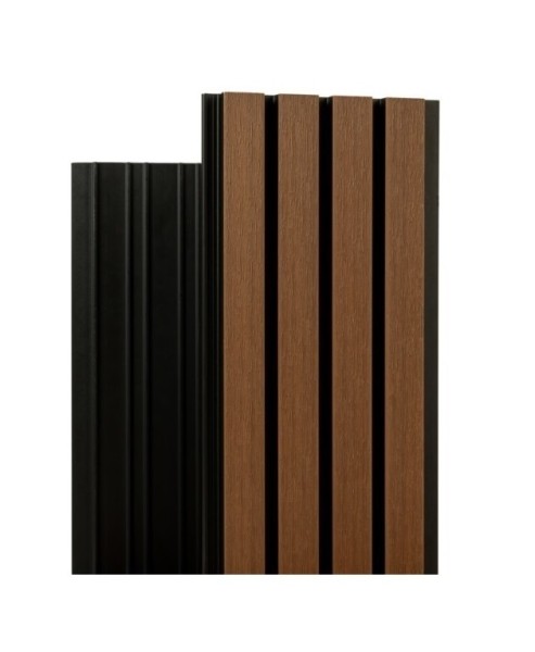 Фасадная реечная панель Ecodecking Скай коэкструзия 200х20х3000 Тик купить в Чайковском