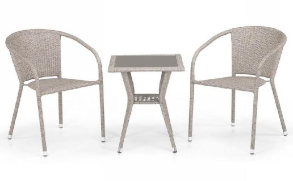 Комплект плетеной мебели AFINA из иск. ротанга T25C/Y137C-W85 Latte 2Pcs купить в Чайковском