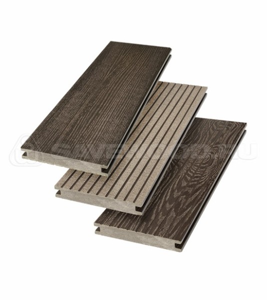 Террасная доска SW Fraxinus (R) полнотелая «SaveWood» Темно-коричневый купить в Чайковском
