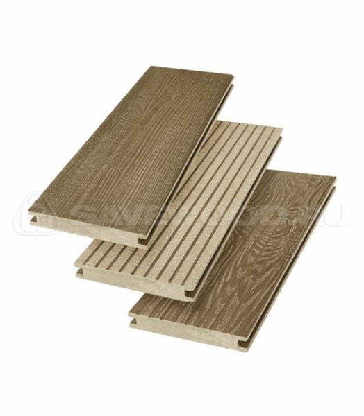 Террасная доска SW Fraxinus (R) полнотелая «SaveWood» Тик купить в Чайковском
