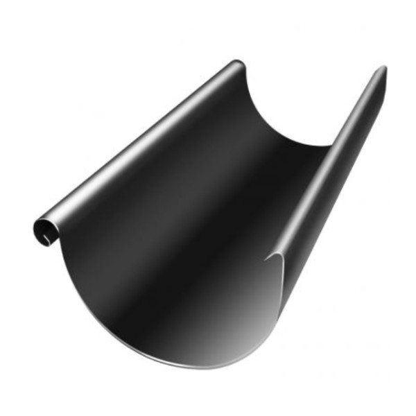 Водосток Grand Line 125x90 – Желоб 3м RAL 9005 купить в Чайковском