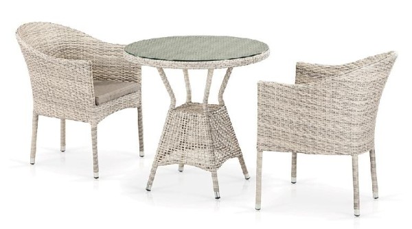 Комплект плетеной мебели AFINA из иск. ротанга T705ANT/Y350-W85 Latte 2Pcs купить в Чайковском