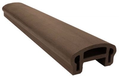 Перила вехнее фигурное Woodvex Select Темно - Коричневый купить в Чайковском