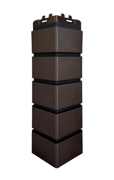 Угол Grand Line клинкерный кирпич ПРЕМИУМ Шоколадный (шов RAL 9005) купить в Чайковском