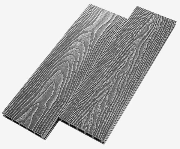 Террасная доска из ДПК RusDecking Unodeck Vintage - Серый купить в Чайковском