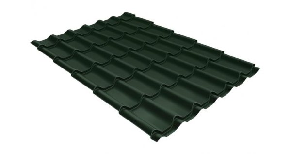 Металлочерепица классик 0,5 Satin RR 11 темно-зеленый купить в Чайковском
